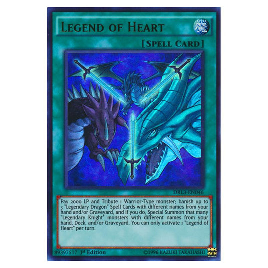 Yu-Gi-Oh! - Dragons of Legend - Unleashed - Legend of Heart (Ultra Rare) DRL3-EN046