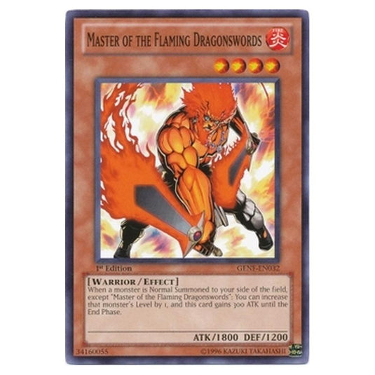 Yu-Gi-Oh! - Generation Force - Master of the Flaming Dragonswords (Common) GENF-EN032