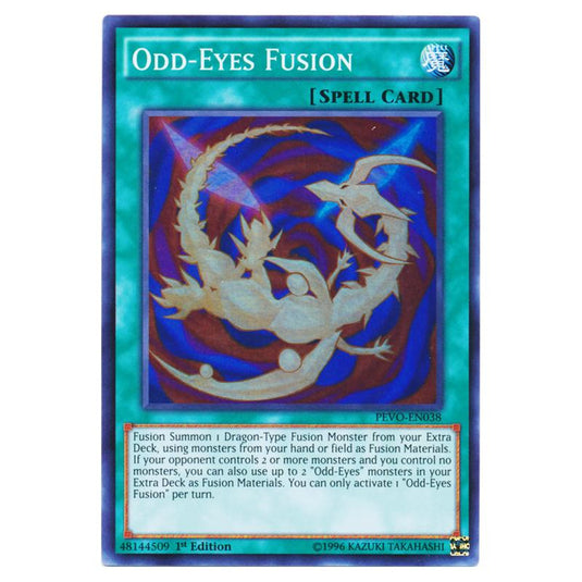 Yu-Gi-Oh! - Pendulum Evolution - Odd-Eyes Fusion (Super Rare) PEVO-EN038