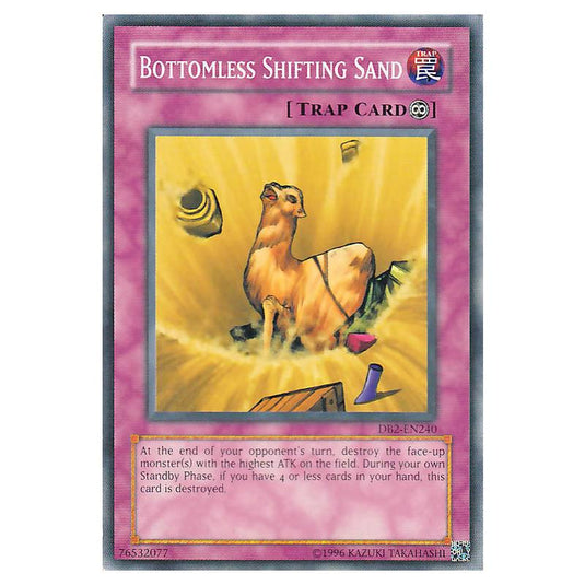 Yu-Gi-Oh! - Dark Beginning 2 - Bottomless Shifting Sand (Common) DB2-EN240