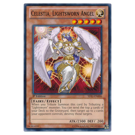 Yu-Gi-Oh! - Realm of Light Structure Deck - Celestia, Lightsworn Angel (Common) SDLI-EN006
