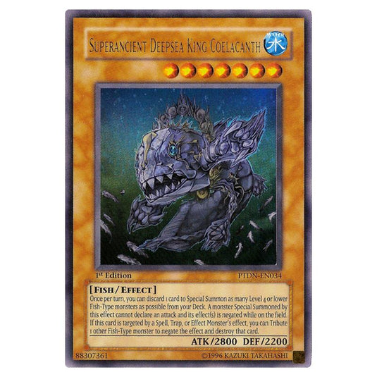Yu-Gi-Oh! - Phantom Darkness - Superancient Deepsea King Coelacanth (Ultra Rare) PTDN-EN034
