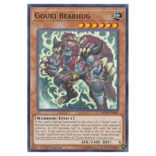 Yu-Gi-Oh! - 2019 Gold Sarcophagus Tin Mega Pack - Gouki Bearhug (Common) MP19-EN007