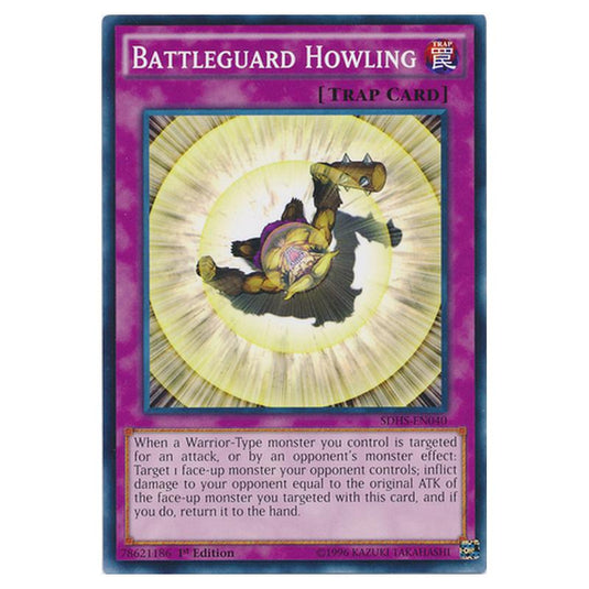 Yu-Gi-Oh! - HERO Strike Structure Deck - Battleguard Howling (Common) SDHS-EN040