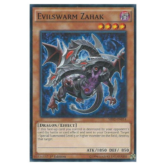 Yu-Gi-Oh! - Rise of the True Dragons Structure Deck - Evilswarm Zahak (Common) SR02-EN014