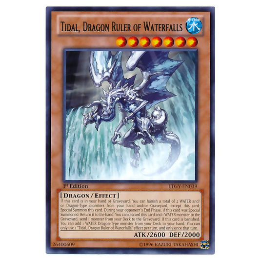 Yu-Gi-Oh! - Lord of the Tachyon Galaxy - Tidal, Dragon Ruler of Waterfalls (Rare) LTGY-EN039