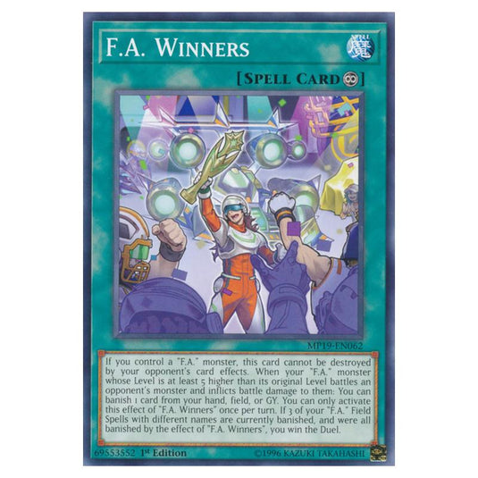 Yu-Gi-Oh! - 2019 Gold Sarcophagus Tin Mega Pack - F.A. Winners (Common) MP19-EN062
