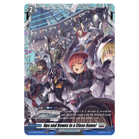 Ups and Downs in a Close Game! DZ-BT08/FR24EN card from the Cardfight!! Vanguard set Knights 0f Rebirth