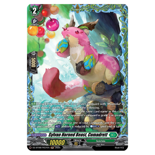 Veleno Famiglia, Dileone DZ-BT08/FR37EN card from the Cardfight!! Vanguard set Knights 0f Rebirth