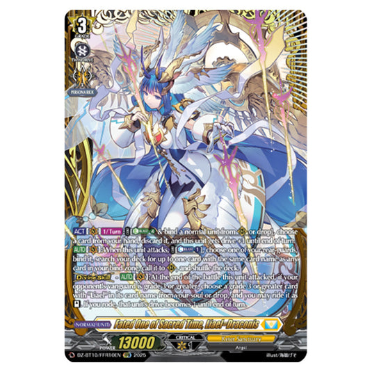 Fated One of Sacred Time, Liael=Draconis DZ-BT10/FFR10EN card from the Cardfight!! Vanguard set Dragonsoul Resonance