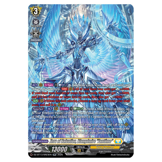 Zero of Salvation, Blangdmire "Fantôme" DZ-BT13/SR23EN card from the Cardfight!! Vanguard set Parallactic Clash