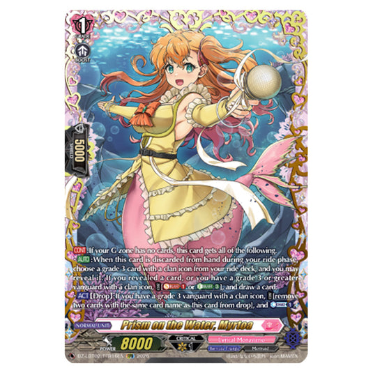 Prism on the Water, Myrtoa DZ-LBT02/FFR16EN card from the Cardfight!! Vanguard set Lyrical Monasterio Season of Wonders