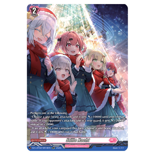 Stille Nacht DZ-LBT02/SR18EN card from the Cardfight!! Vanguard set Lyrical Monasterio Season of Wonders