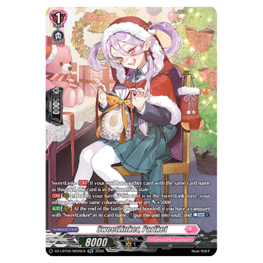 SweetLinker, Parlket DZ-LBT02/SR35EN card from the Cardfight!! Vanguard set Lyrical Monasterio Season of Wonders