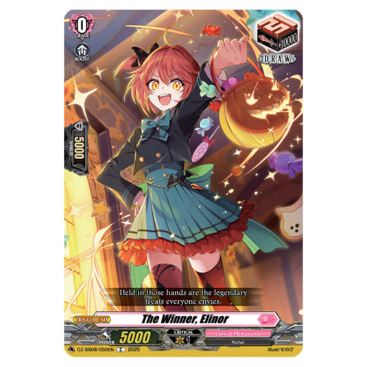The Winner, Elinor DZ-SS08/055EN card from the Cardfight!! Vanguard set Festival Booster 2025