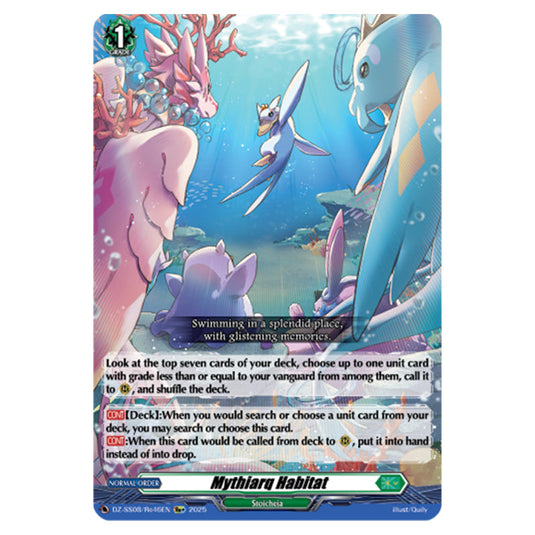 Mythiarq Habitat DZ-SS08/Re46EN card from the Cardfight!! Vanguard set Festival Booster 2025