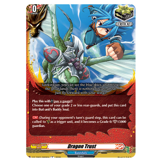 Dragon Trust DZ-TB01/092EN card from the Cardfight!! Vanguard set Future Card Buddyfight