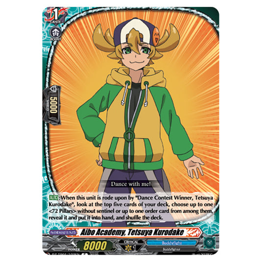 Aibo Academy, Tetsuya Kurodake DZ-TB01/102EN card from the Cardfight!! Vanguard set Future Card Buddyfight