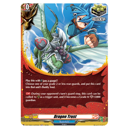 Dragon Trust DZ-TB01/H23EN card from the Cardfight!! Vanguard set Future Card Buddyfight
