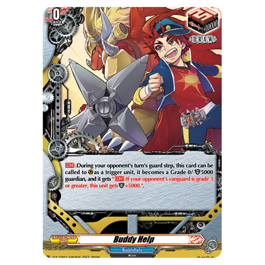 Buddy Help DZ-TB01/H83EN card from the Cardfight!! Vanguard set Future Card Buddyfight