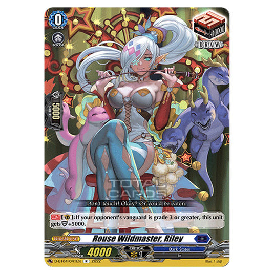 Cardfight!! Vanguard - VGE-D-BT04 - Awakening of Chakrabarthi - Rouse Wildmaster, Riley (R) D-BT04/041