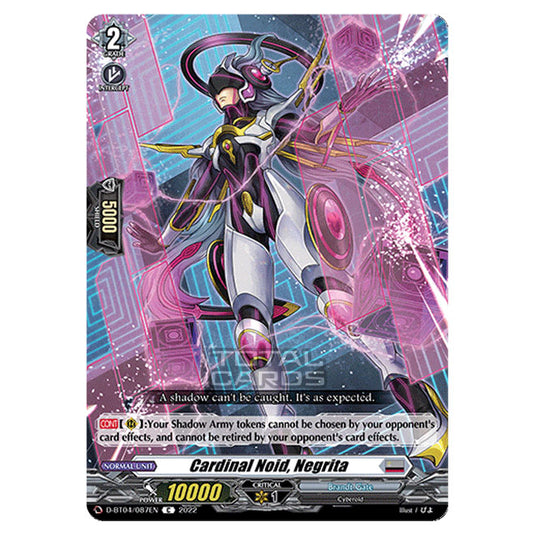 Cardfight!! Vanguard - VGE-D-BT04 - Awakening of Chakrabarthi - Cardinal Noid, Negrita (C) D-BT04/087