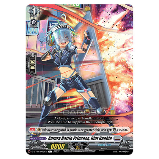 Cardfight!! Vanguard - VGE-D-BT04 - Awakening of Chakrabarthi - Aurora Battle Princess, Riot Beeble (C) D-BT04/095