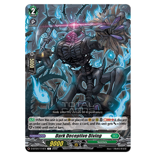 Cardfight!! Vanguard - VGE-D-BT04 - Awakening of Chakrabarthi - Dark Deceptive Diving (C) D-BT04/114