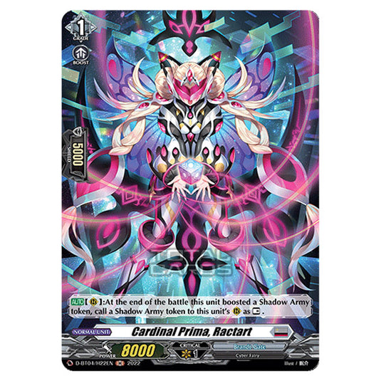 Cardfight!! Vanguard - VGE-D-BT04 - Awakening of Chakrabarthi - Cardinal Prima, Ractart (H) D-BT04/H022