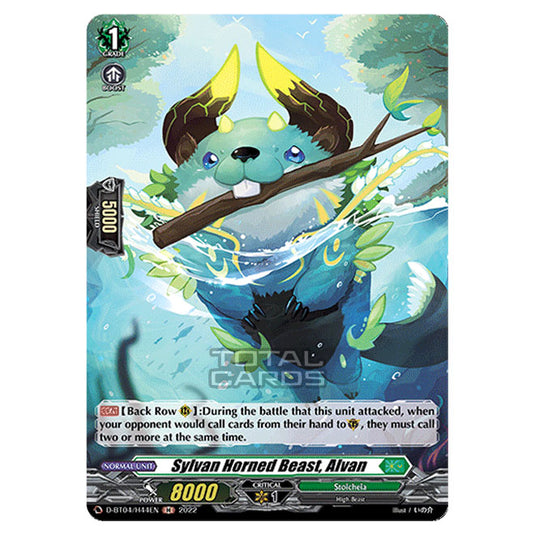 Cardfight!! Vanguard - VGE-D-BT04 - Awakening of Chakrabarthi - Sylvan Horned Beast, Alvan (H) D-BT04/H044