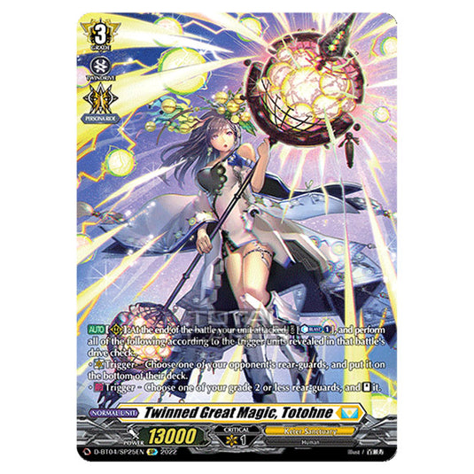 Cardfight!! Vanguard - VGE-D-BT04 - Awakening of Chakrabarthi - Twinned Great Magic, Totohne (SP) D-BT04/SP025