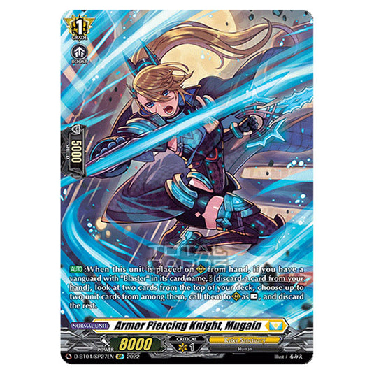 Cardfight!! Vanguard - VGE-D-BT04 - Awakening of Chakrabarthi - Armor Piercing Knight, Mugain (SP) D-BT04/SP027