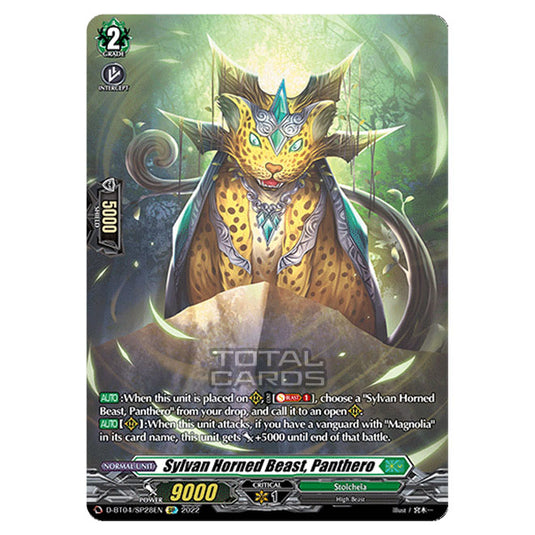 Cardfight!! Vanguard - VGE-D-BT04 - Awakening of Chakrabarthi - Sylvan Horned Beast, Panthero (SP) D-BT04/SP028