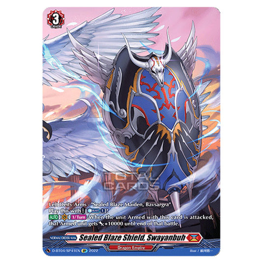 Cardfight!! Vanguard - VGE-D-BT04 - Awakening of Chakrabarthi - Sealed Blaze Shield, Swayanbuh (SP) D-BT04/SP041