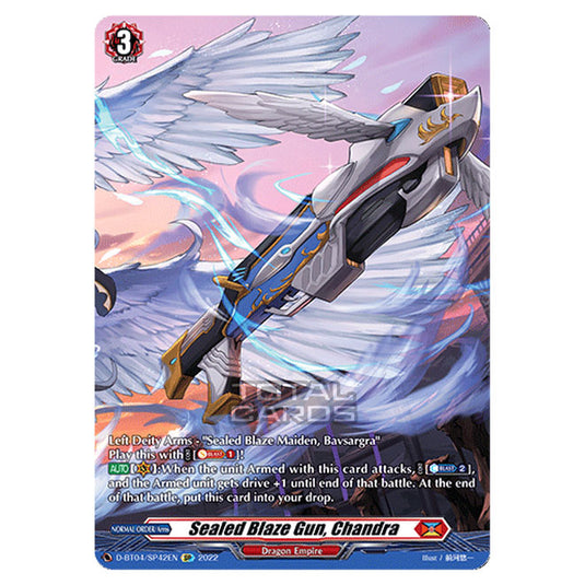 Cardfight!! Vanguard - VGE-D-BT04 - Awakening of Chakrabarthi - Sealed Blaze Gun, Chandra (SP) D-BT04/SP042