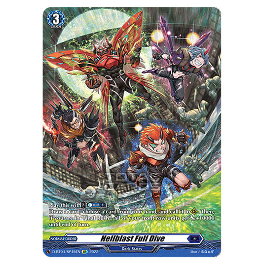 Cardfight!! Vanguard - VGE-D-BT04 - Awakening of Chakrabarthi - Hellblast Full Dive (SP) D-BT04/SP045