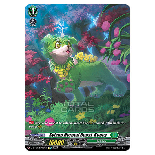 Cardfight!! Vanguard - VGE-D-BT04 - Awakening of Chakrabarthi - Sylvan Horned Beast, Koocy (SP) D-BT04/SP049