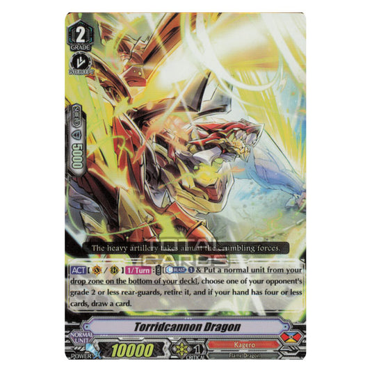 Cardfight!! Vanguard - Silverdust Blaze - Torridcannon Dragon (RR) V-BT08/020