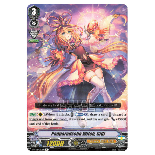 Cardfight!! Vanguard - Silverdust Blaze - Padparadscha Witch, GiGi (R) V-BT08/030