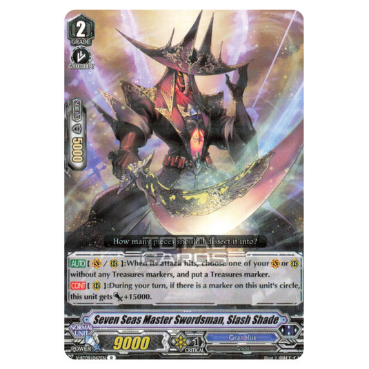 Cardfight!! Vanguard - Butterfly d'Moonlight - Seven Seas Master Swordsman, Slash Shade (R) V-BT09/047