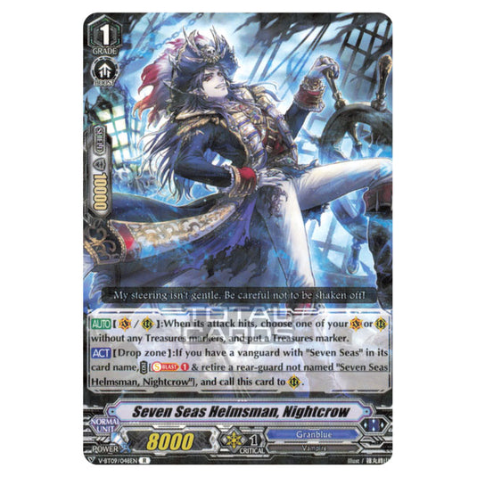 Cardfight!! Vanguard - Butterfly d'Moonlight - Seven Seas Helmsman, Nightcrow (R) V-BT09/048