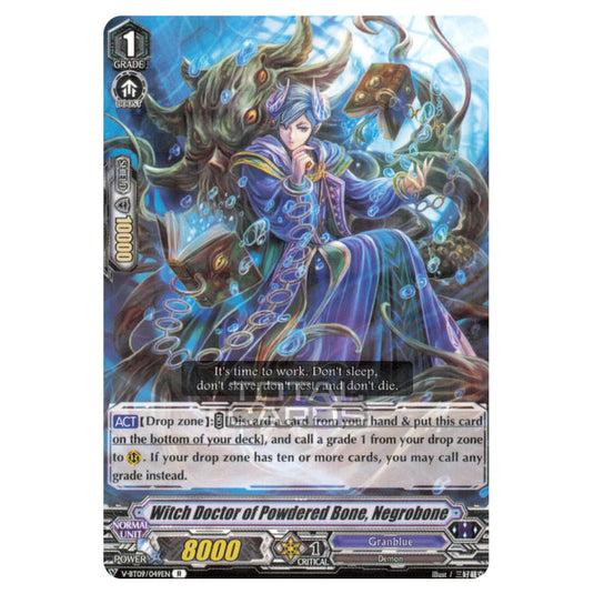 Cardfight!! Vanguard - Butterfly d'Moonlight - Witch Doctor of Powdered Bone, Negrobone (R) V-BT09/049
