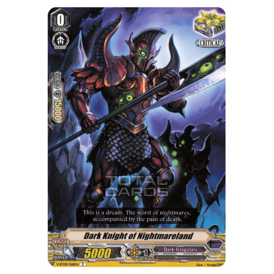 Cardfight!! Vanguard - Butterfly d'Moonlight - Dark Knight of Nightmareland (C) V-BT09/068