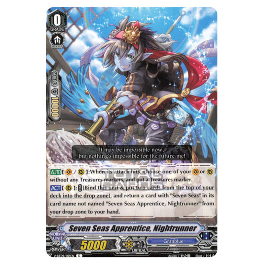 Cardfight!! Vanguard - Butterfly d'Moonlight - Seven Seas Apprentice, Nightrunner (C) V-BT09/091
