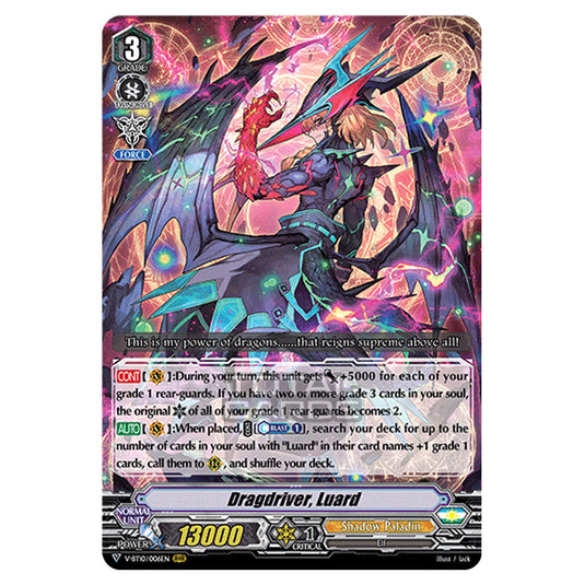 Cardfight!! Vanguard - Phantom Dragon Aeon - Dragdriver, Luard (RRR) V-BT10/006