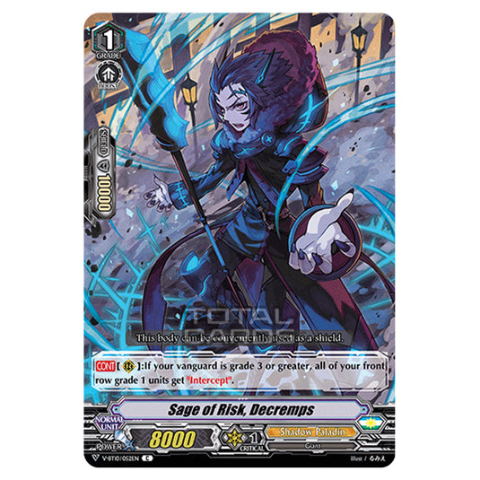 Cardfight!! Vanguard - Phantom Dragon Aeon - Sage of Risk, Decremps (C) V-BT10/052