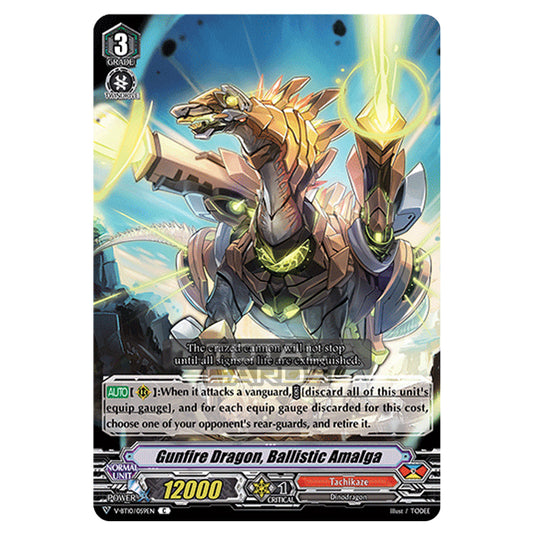 Cardfight!! Vanguard - Phantom Dragon Aeon - Gunfire Dragon, Ballistic Amalga (C) V-BT10/059