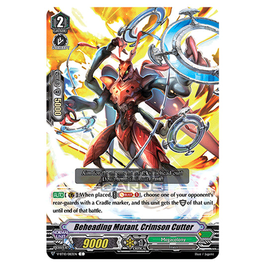 Cardfight!! Vanguard - Phantom Dragon Aeon - Beheading Mutant, Crimson Cutter (C) V-BT10/083