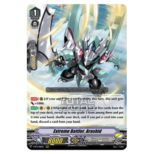 Cardfight!! Vanguard - Storm of the Blue Cavalry - Extreme Battler, Arashid (RRR) V-BT11/010