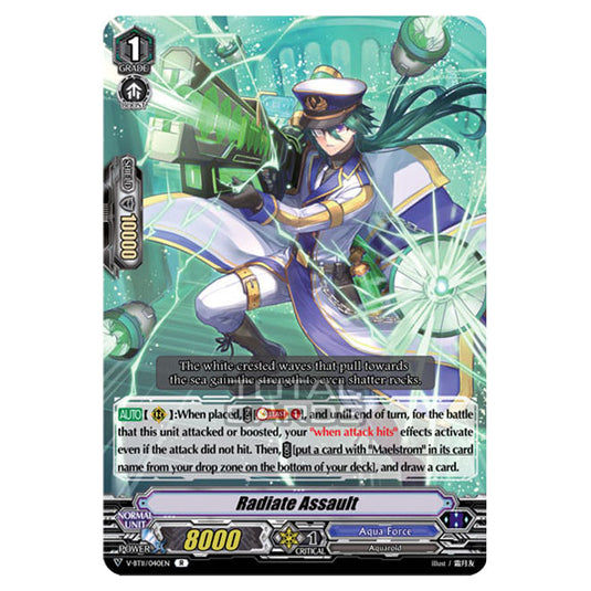 Cardfight!! Vanguard - Storm of the Blue Cavalry - Radiate Assault (R) V-BT11/040